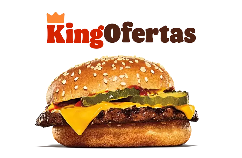 King ofertas cheeseburger 02 - R$ 7,90
